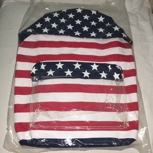 American Flag Backpack